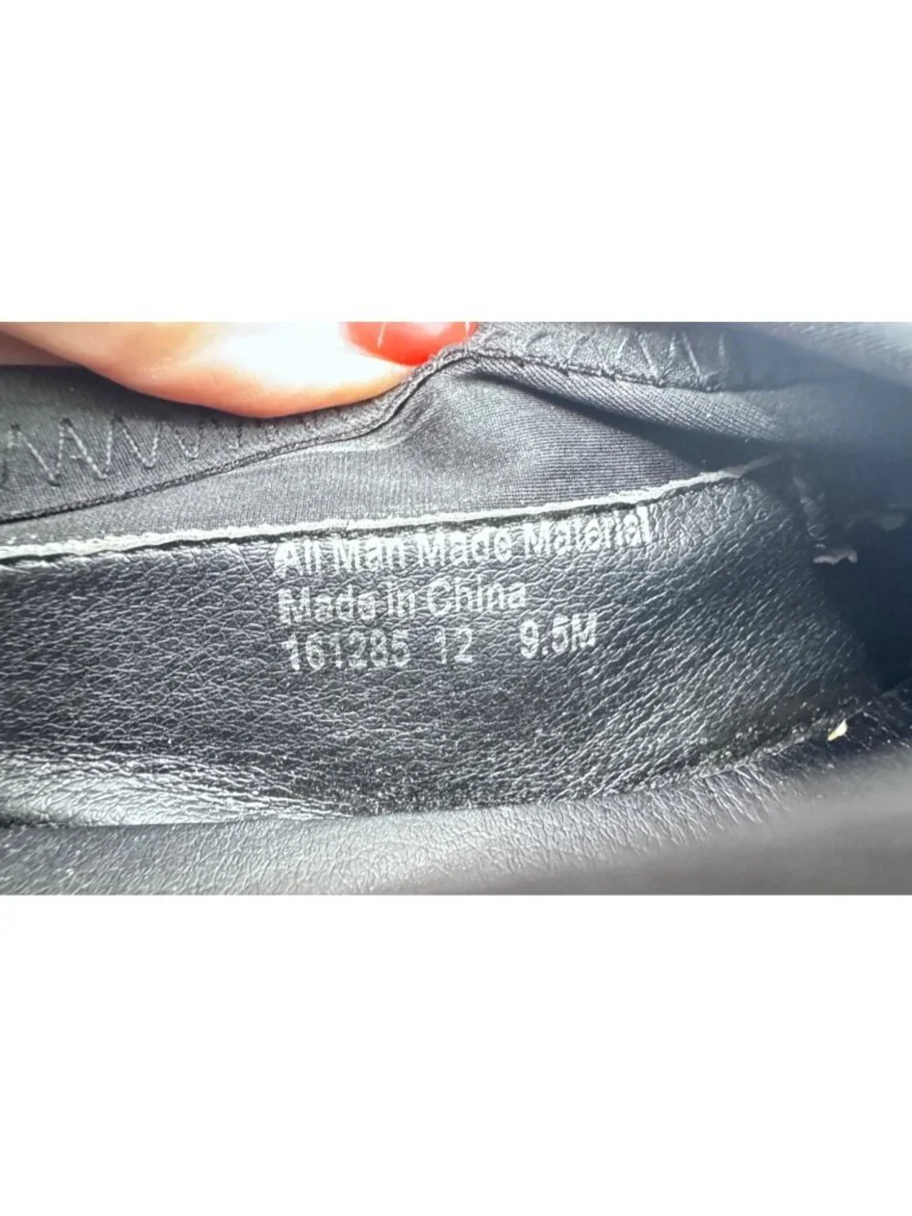 Angel Steps Black 9.5M  Wedge Comfort Shoes Slip-On Stretch Fabric